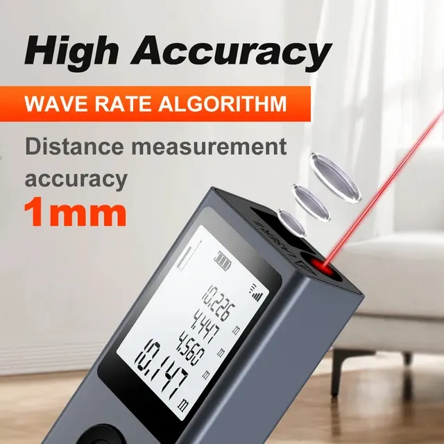Mini Digitaler Entfernungsmesser 30M 50M 60M Maßband Lineal 2
