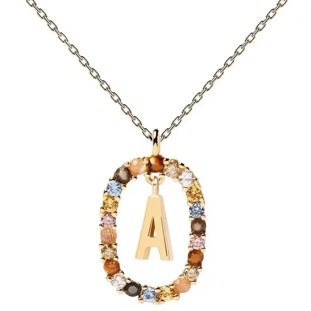 Letter Pendant Necklace 3