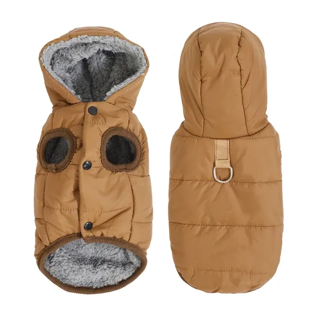 Dog Fleece Coat With Hood 4