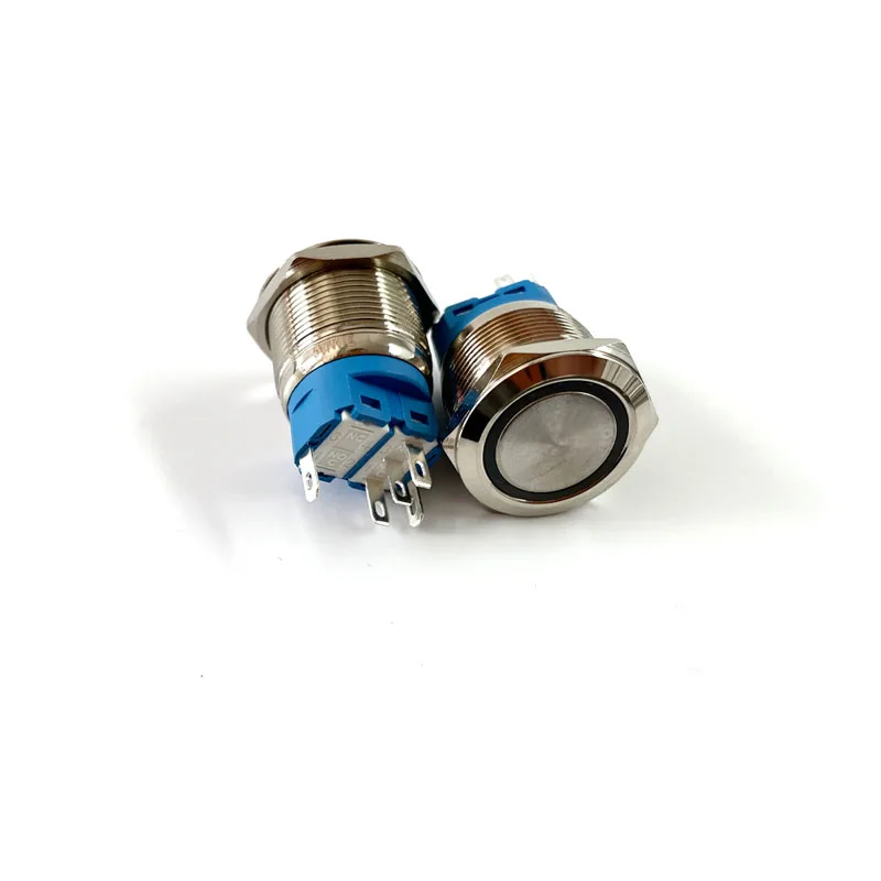 Waterproof Metal Push Button Switch with LED 4