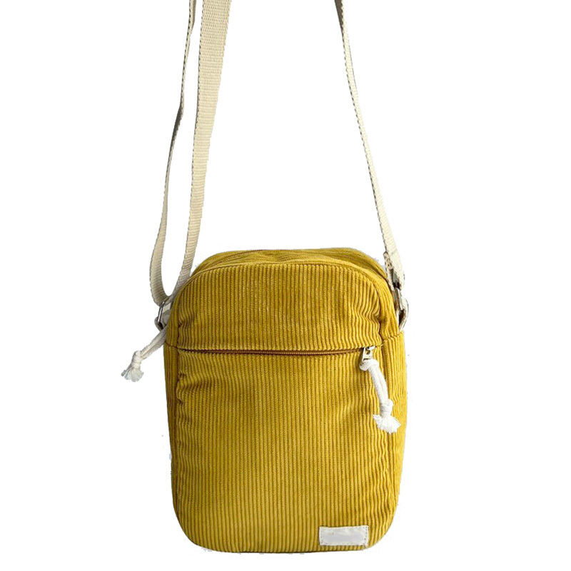 Mini Corduroy Crossbody Sling Bag for Girls