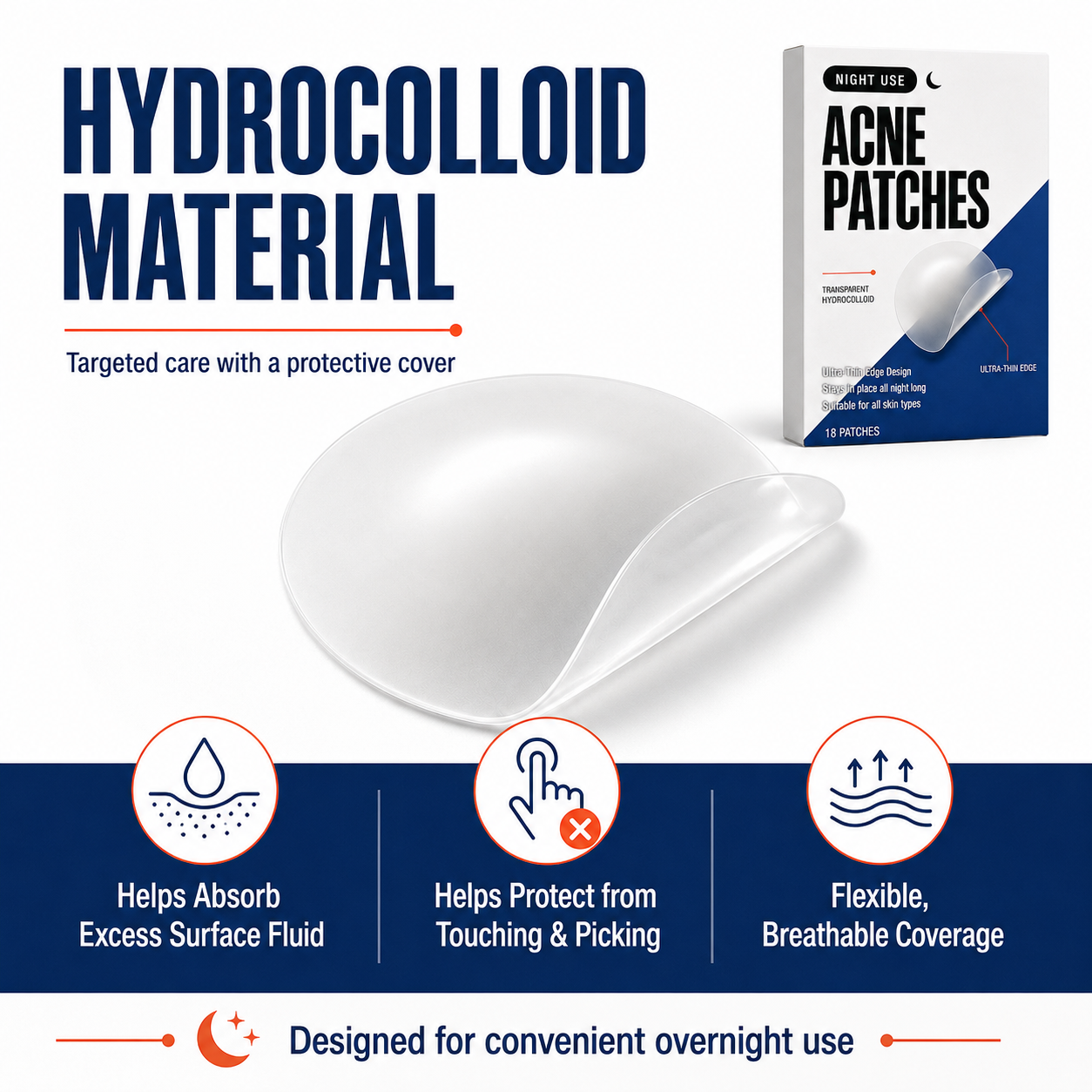 Nighttime 18Dot Mighty Salicylic Acid Invisible Hydrocolloid Healing 4