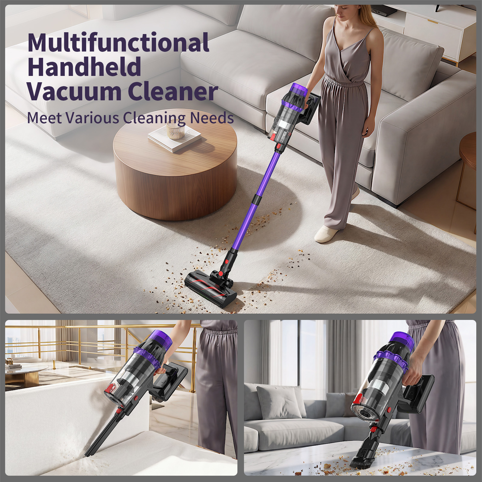 Cordless 2-in-1 Handheld Vacuum 550W 2