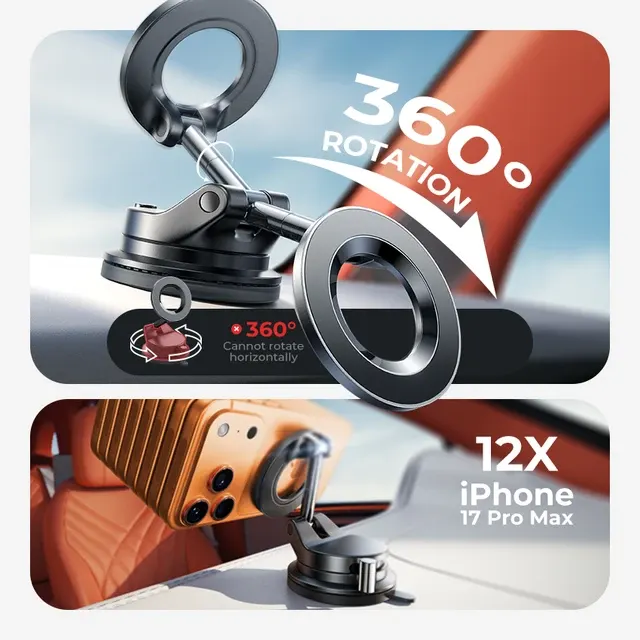 360° Vakuum Handyhalterung fürs Auto 2