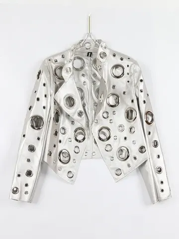 Kunstlederjacke
