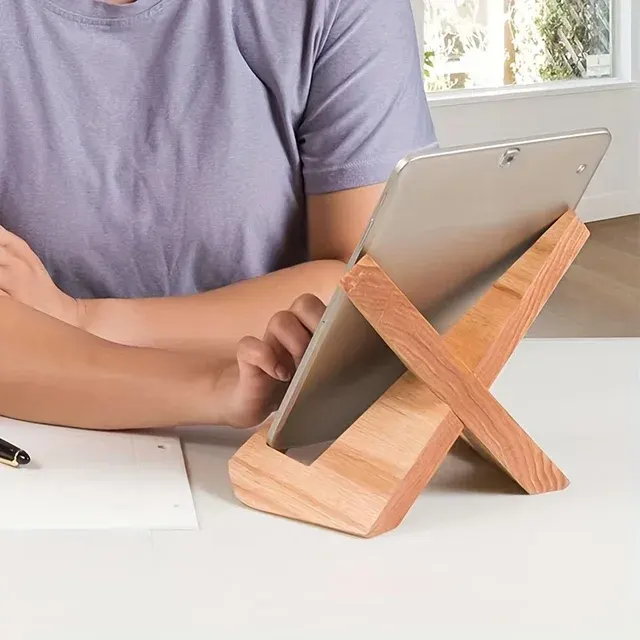 Wooden Cookbook Stand 3