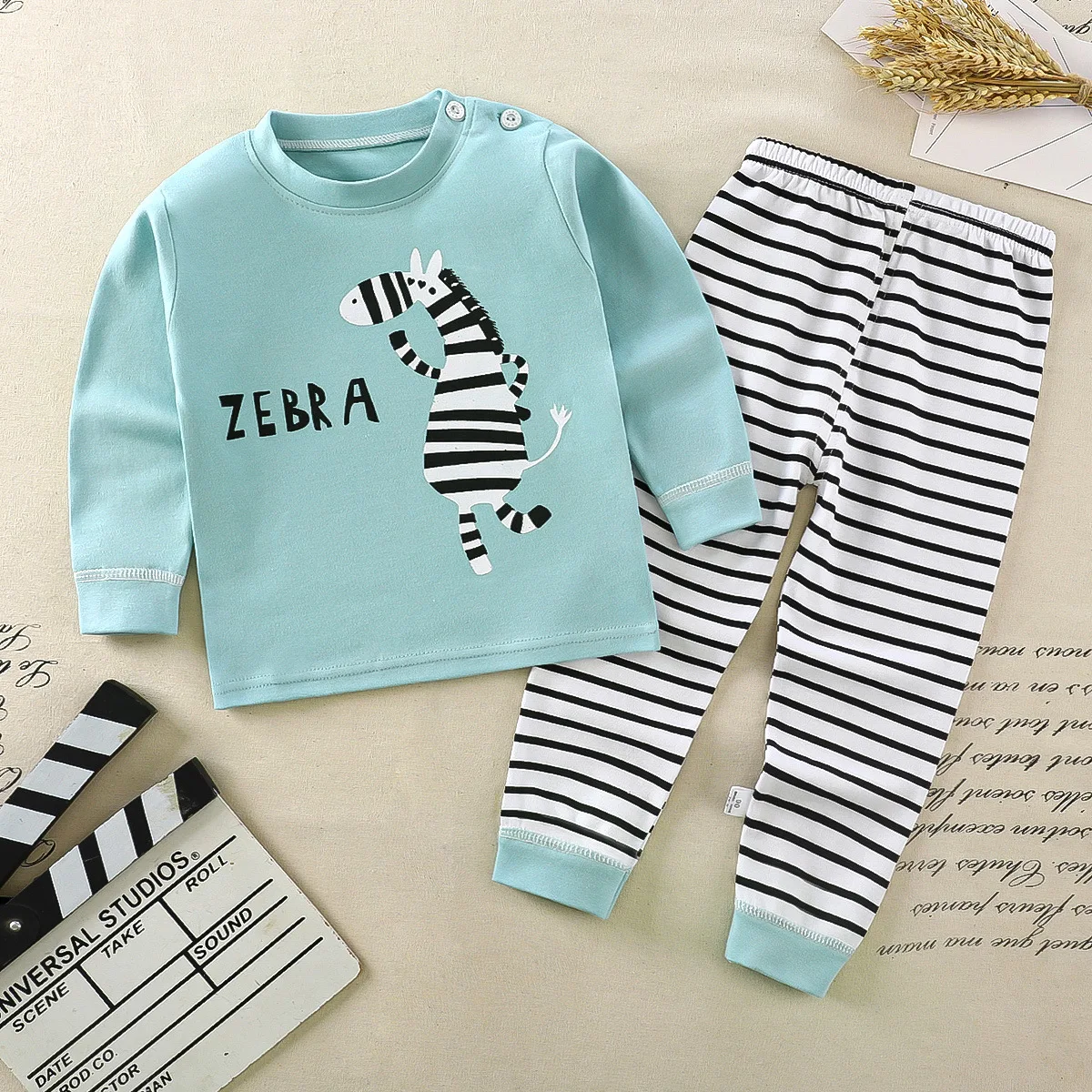 Kinder Kleidung Sets Jungen Mädchen Anzug Pyjamas Hosen 3