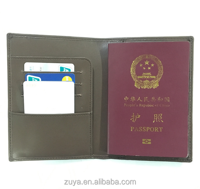 Large Capacity PU Leather RFID Blocking Travel Passport 2
