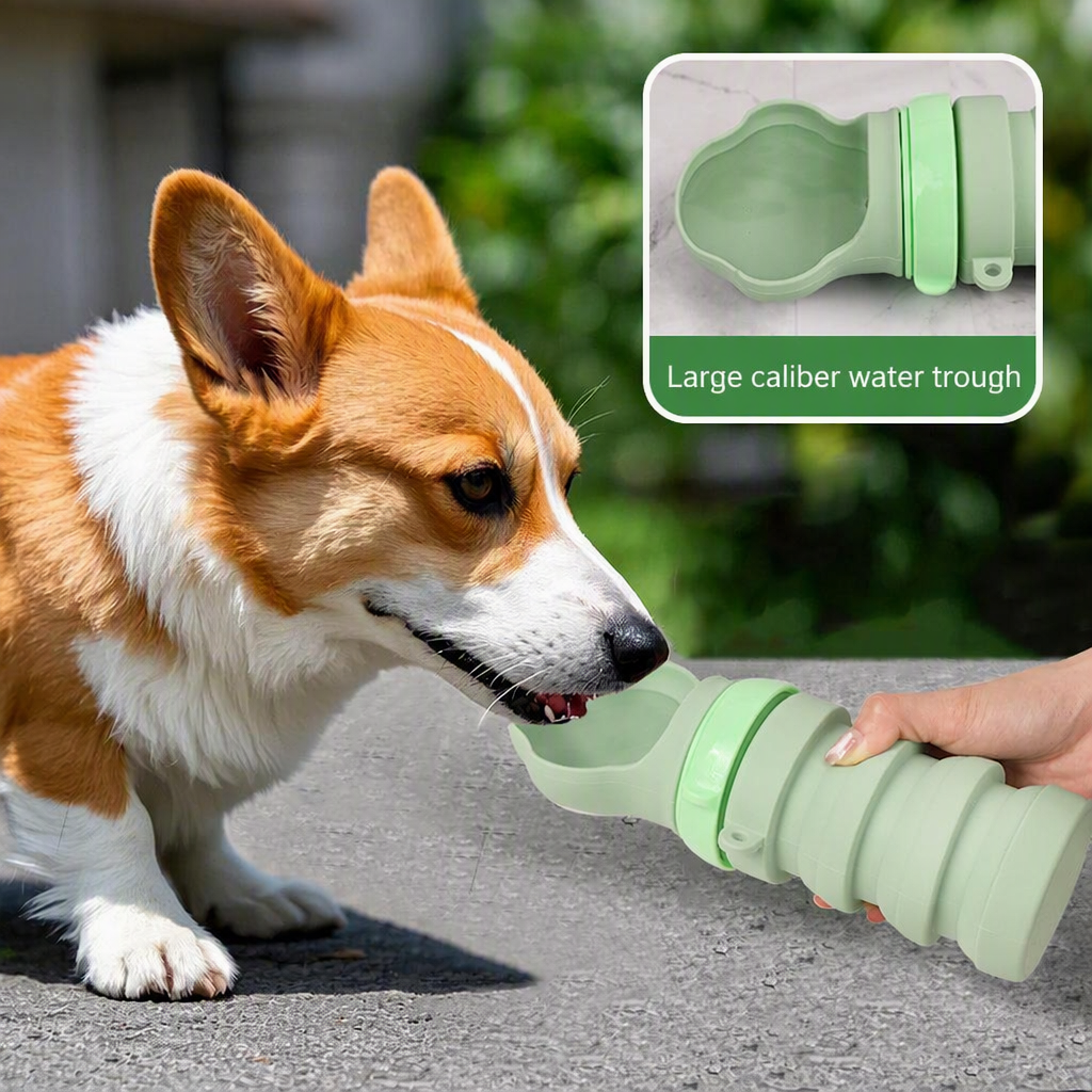 Foldable Silicone Dog Water Dispenser 2