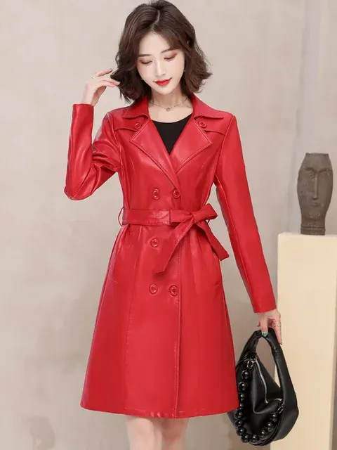 Leather Trench Coat 3