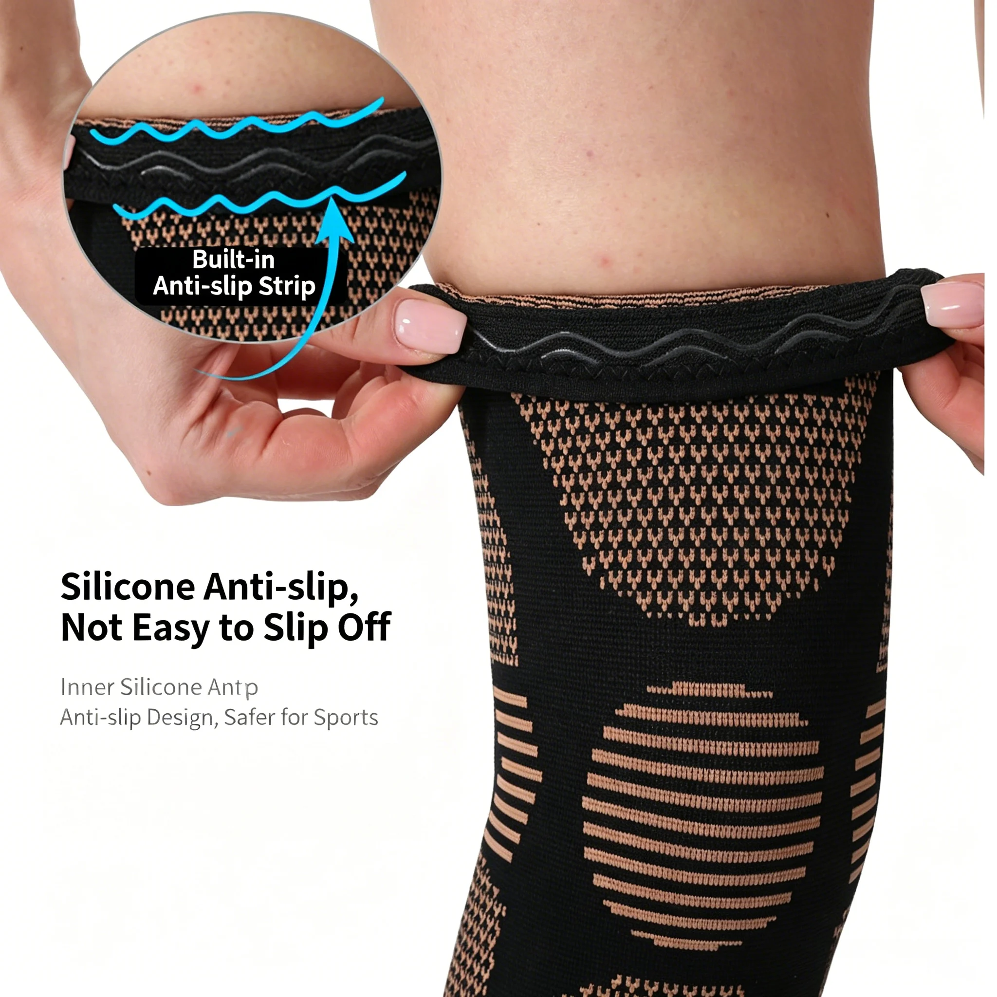 Copper Knee Sleeve for Basketball 4