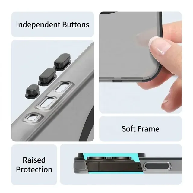 Magnetische Handyhülle mit Kabellade-Funktion 3