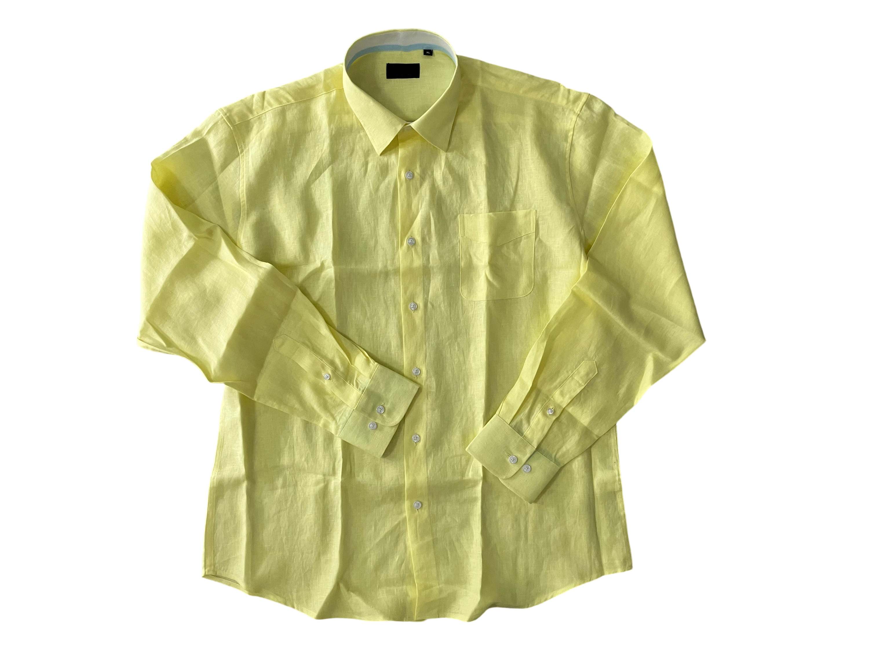 Men's Relaxed Fit Linen Long Sleeve Shirt 2