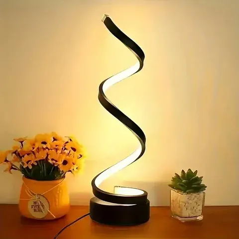 Minimalist LED Table Lamp with Touch Dimmer