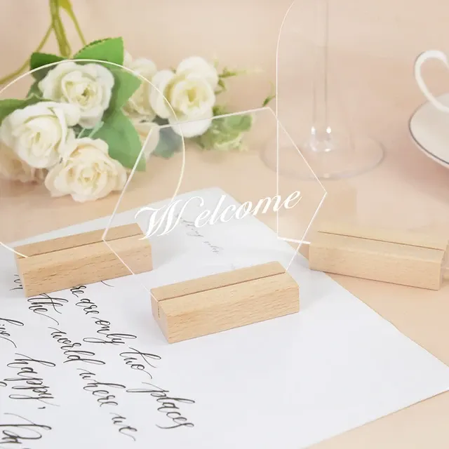 Acrylic Table Card Holder 4