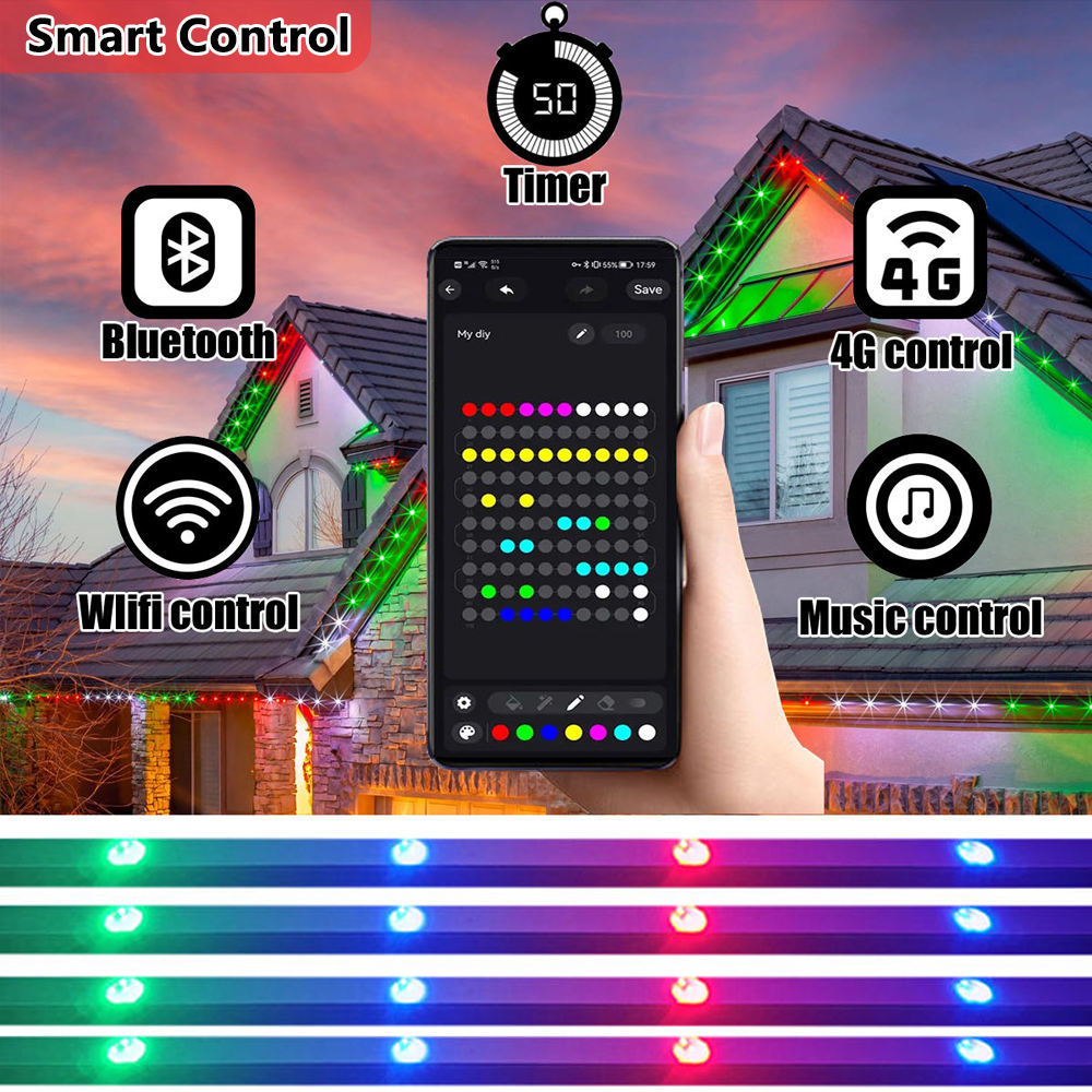 Waterproof Outdoor LED Christmas String Lights 3