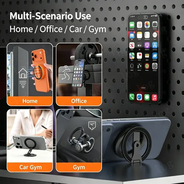 Foldable MagSafe Phone Mount with Tripod Thread 4