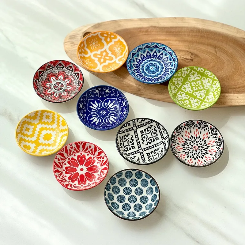 6 10 Stück Set Keramik Boho Schmuckschale Böhmische