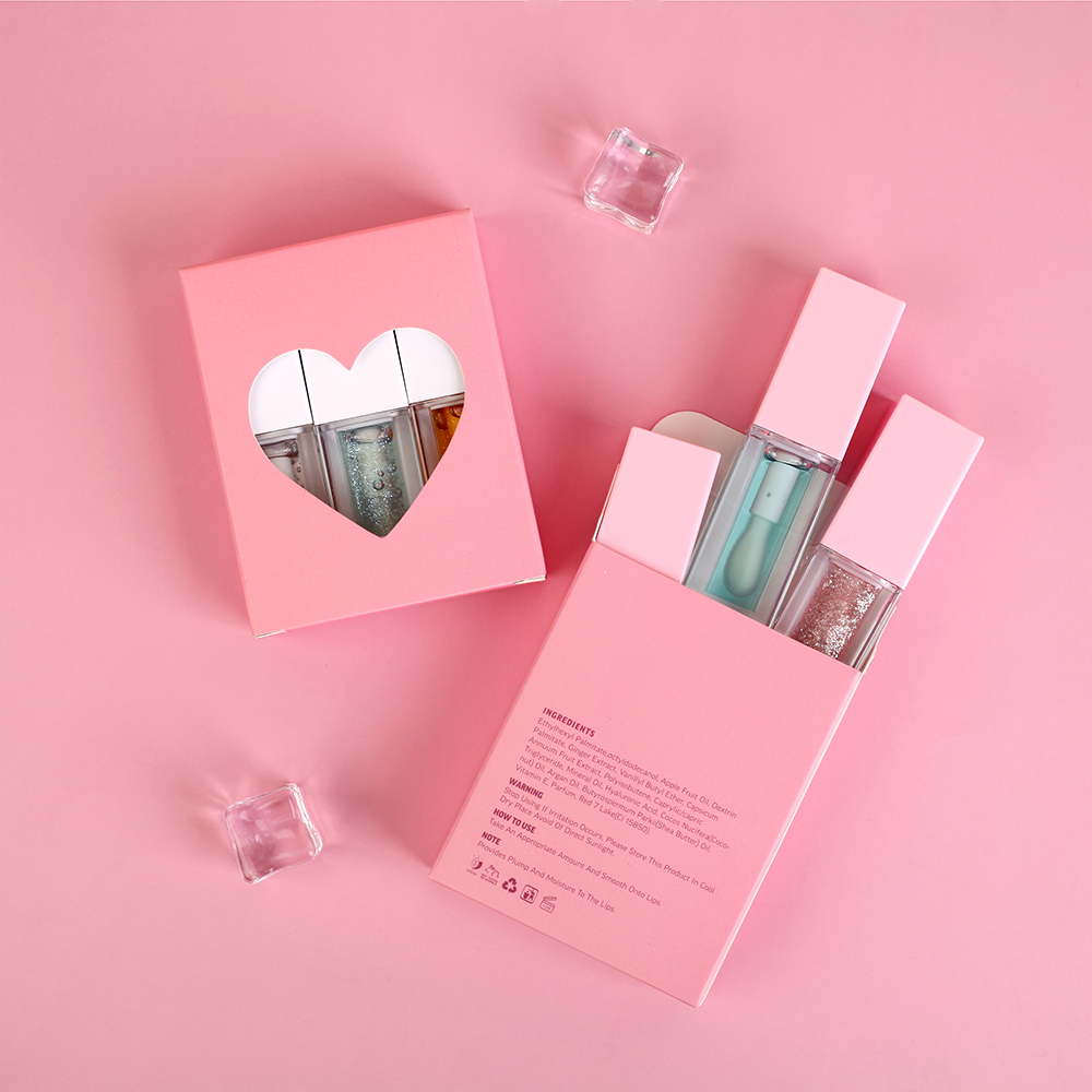 Farbwechsel Lipgloss Set quadratische Tube 4