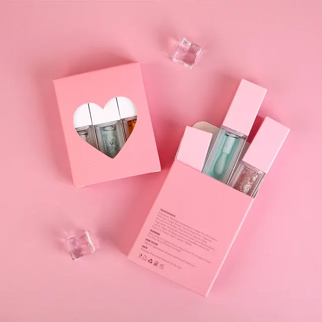 Square Tube Color-Changing Lip Gloss Set 4
