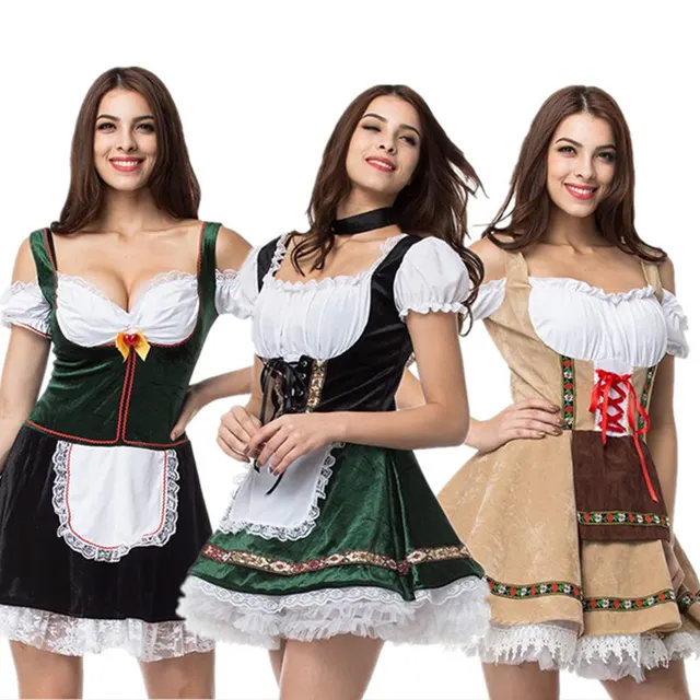 Halloween Beer Maiden Costume 1