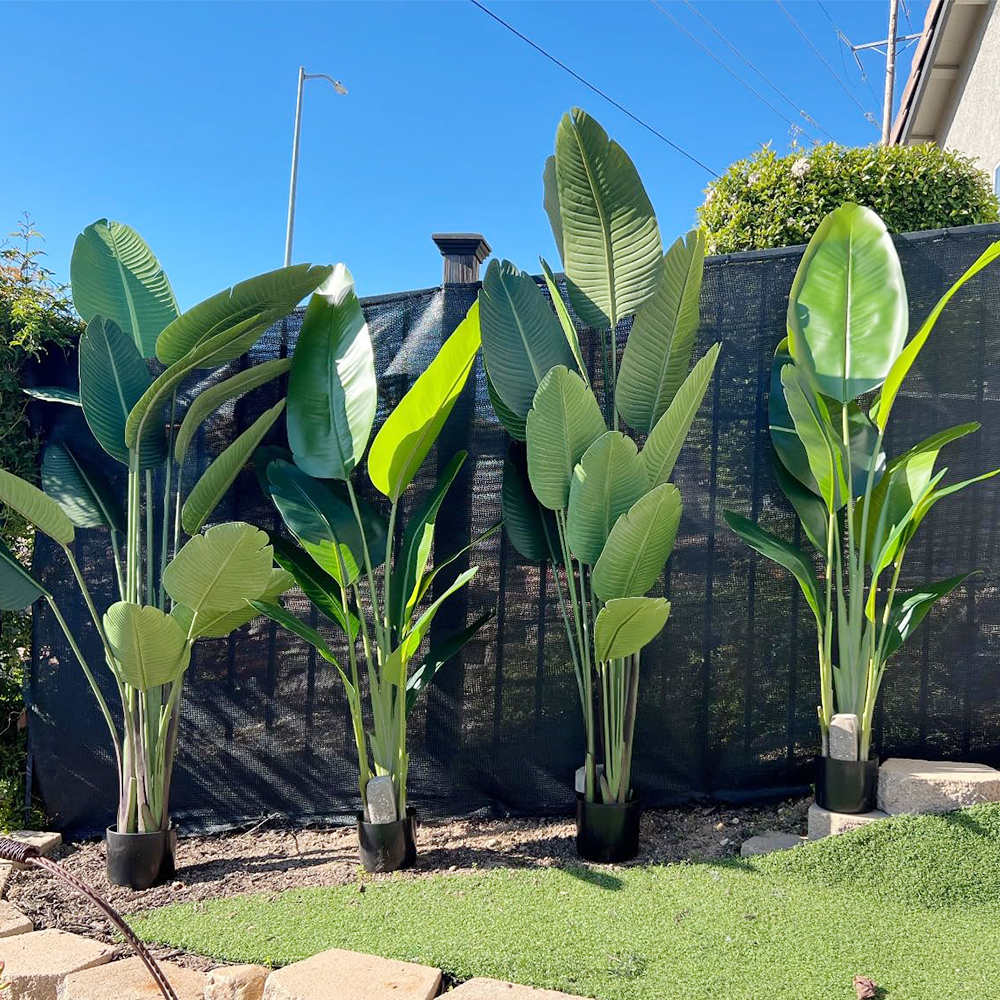 Artificial Bird of Paradise Plant 1.8m with Pot 3
