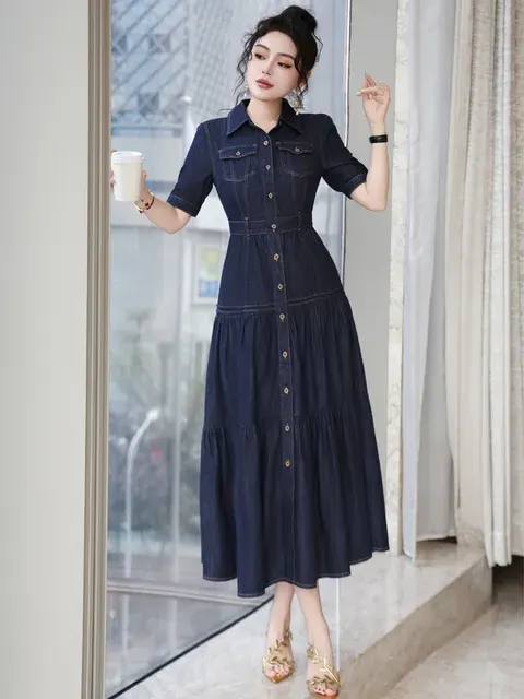 Denim Shirt Dress 4