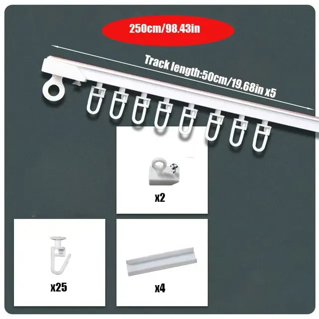 Self-Adhesive Curtain Rod 3