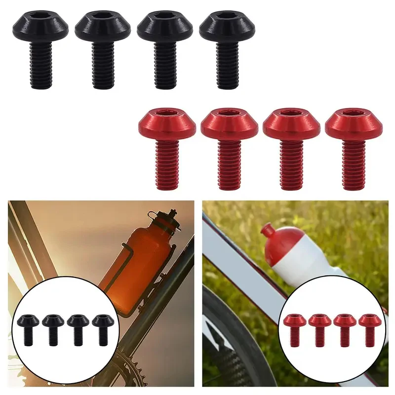 4 Pcs Aluminum M5 Bottle Cage Bolts
