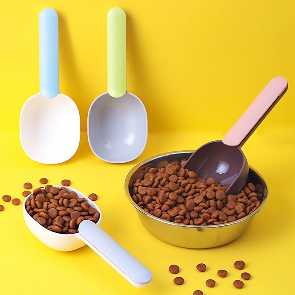 Ergonomic Pet Food Scoop With Clip