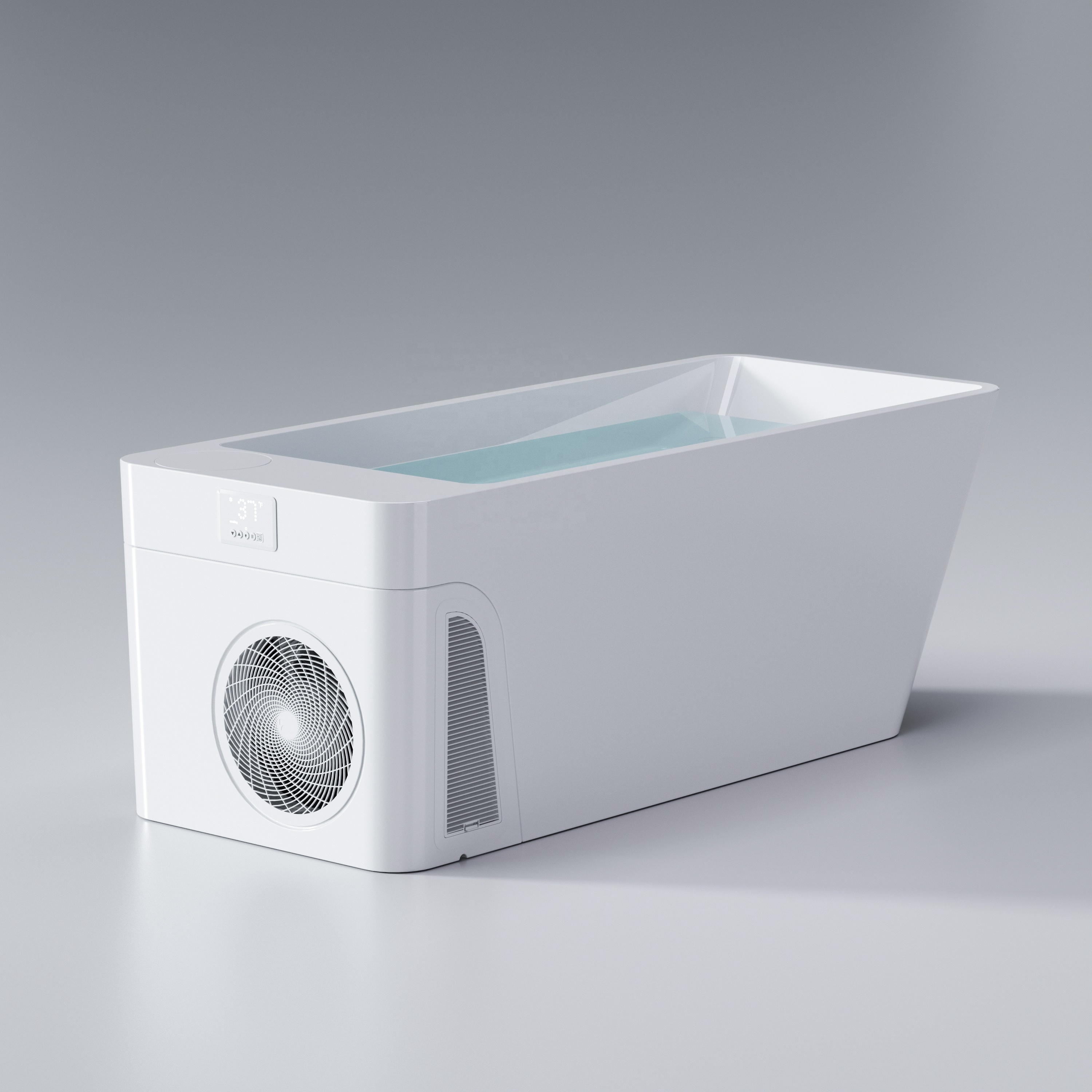 ICEGALAX All-in-One White Ice Bath Tub Cold Plunge