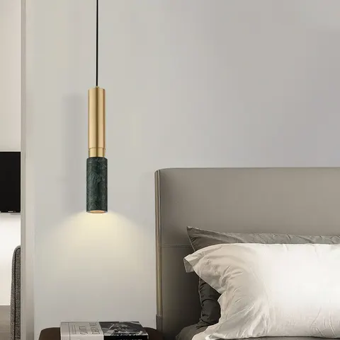 Marble Chandelier Light Luxury Background Wall Bedroom Bedside