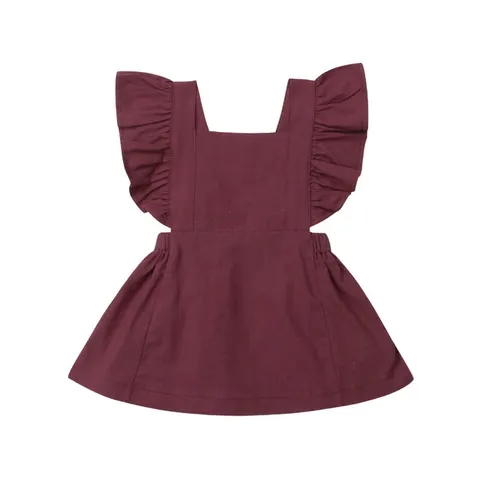 Infant Kids Baby Girl Ruffle Princess Party Dress