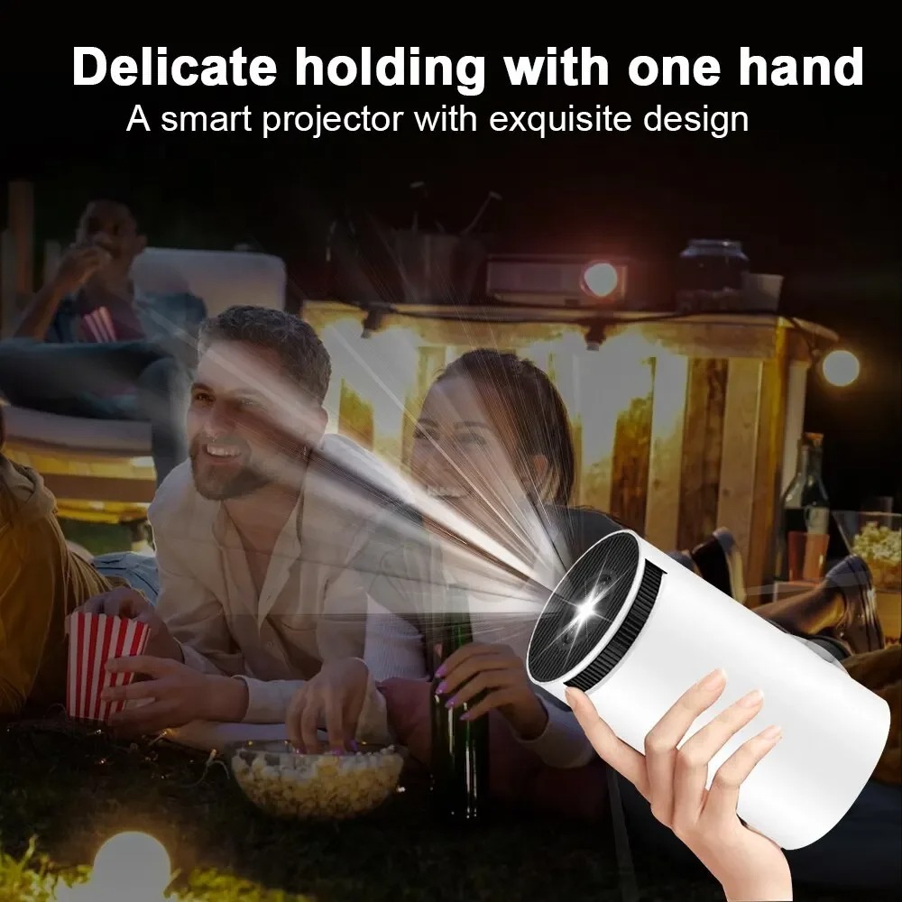 HY300 Mini Portable Android 11 LCD Projector 720p 4