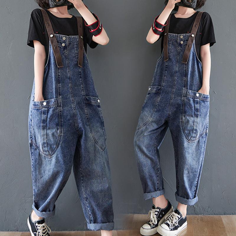 Women's Loose Fit Overalls