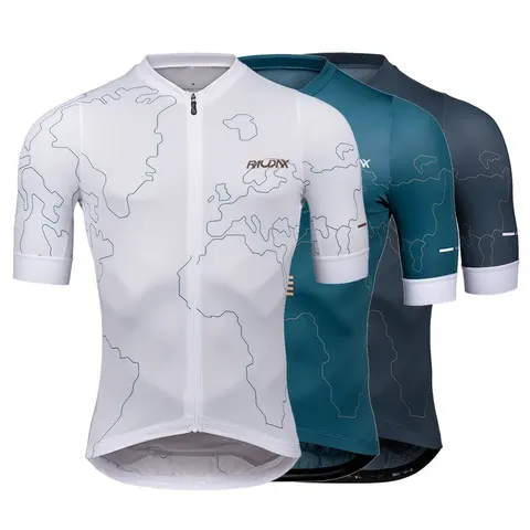 Raudax Herren Sommer Kurzarm Radtrikot UV-Schutz Ropa Ciclismo