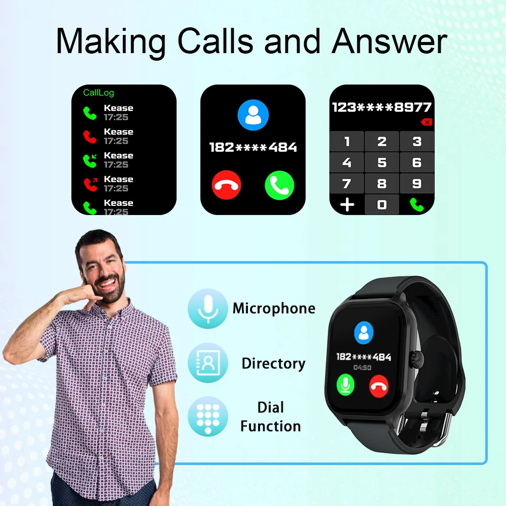 Smartwatch mit Herzfrequenz- und Schlafmessung 3