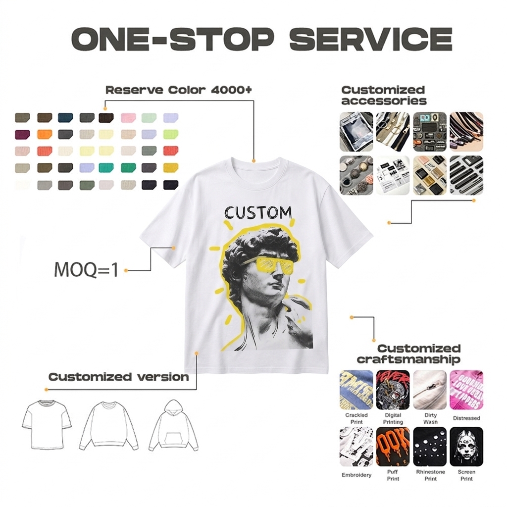 Men's Boxy Cropped Cotton T-Shirt 4