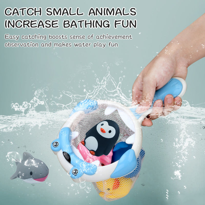 Sea Animal Fishing Bath Toy Set 3