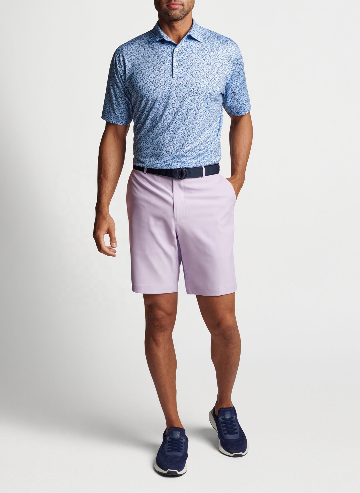 Men's Summer Golf Polo With Full Print 3