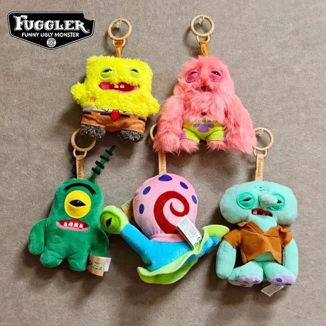 Ugly Cute Tooth Monster Plush Keychain 2