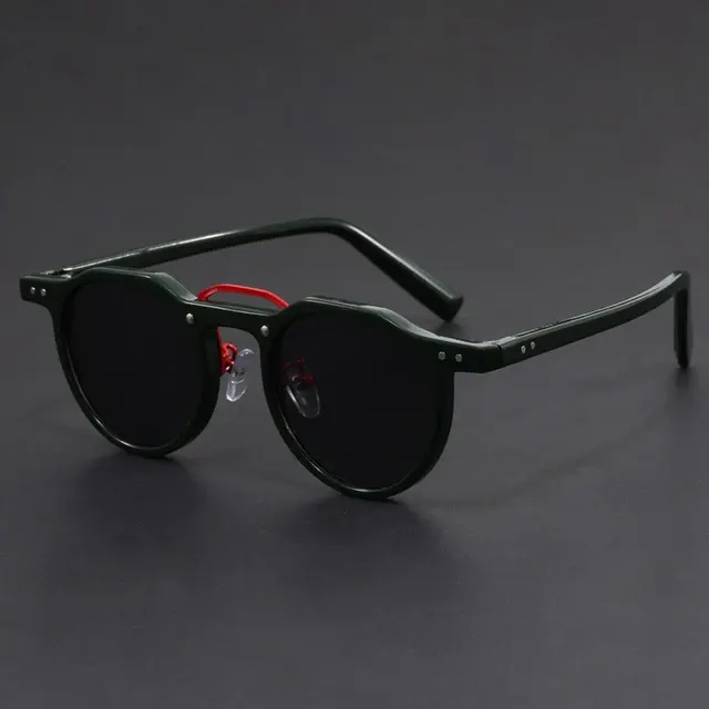 Punk Style Oval Retro Sunglasses 3