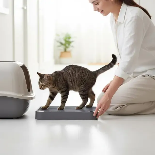 Katzentoiletten-Rampe 4
