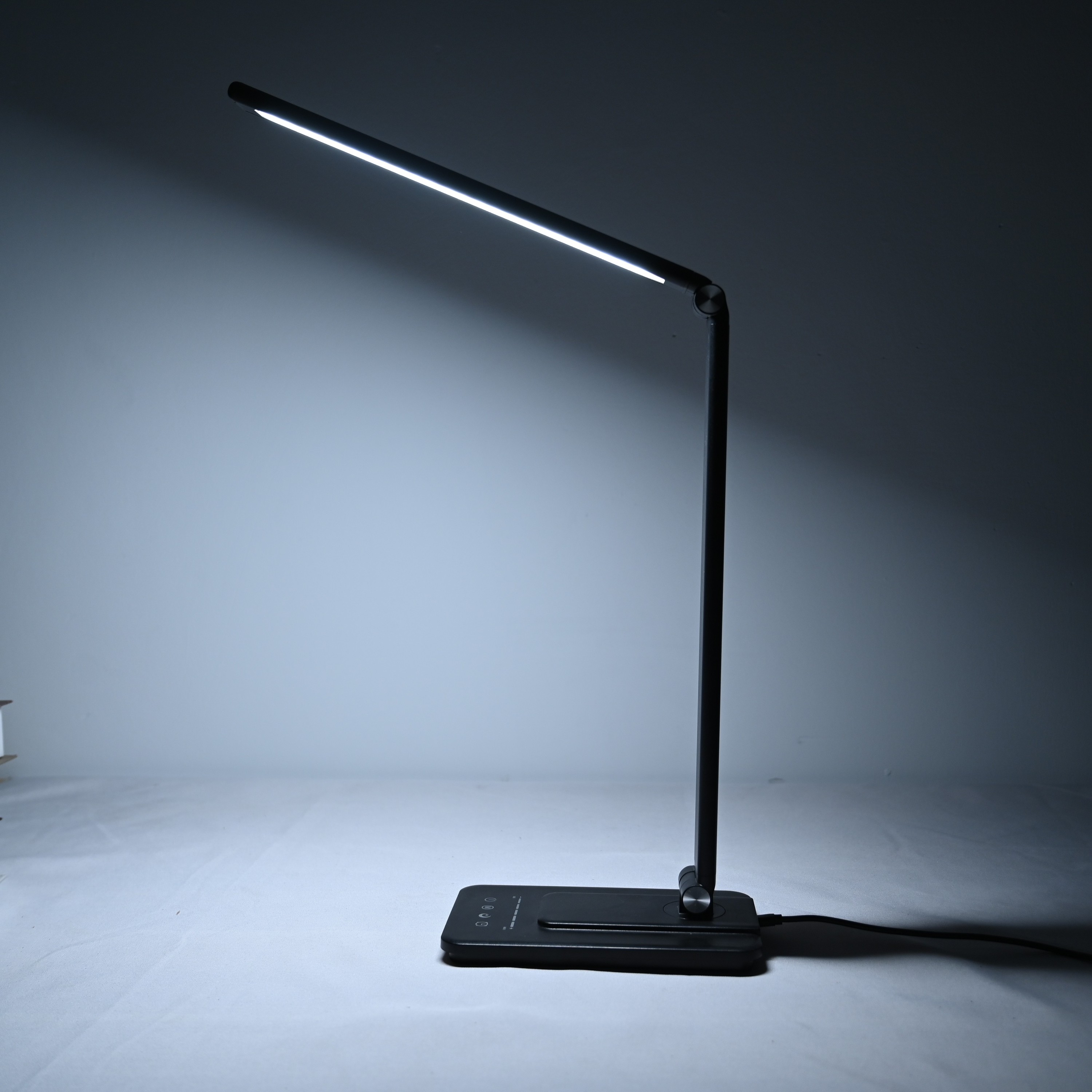 Square Cordless LED Table Lamp with Timer