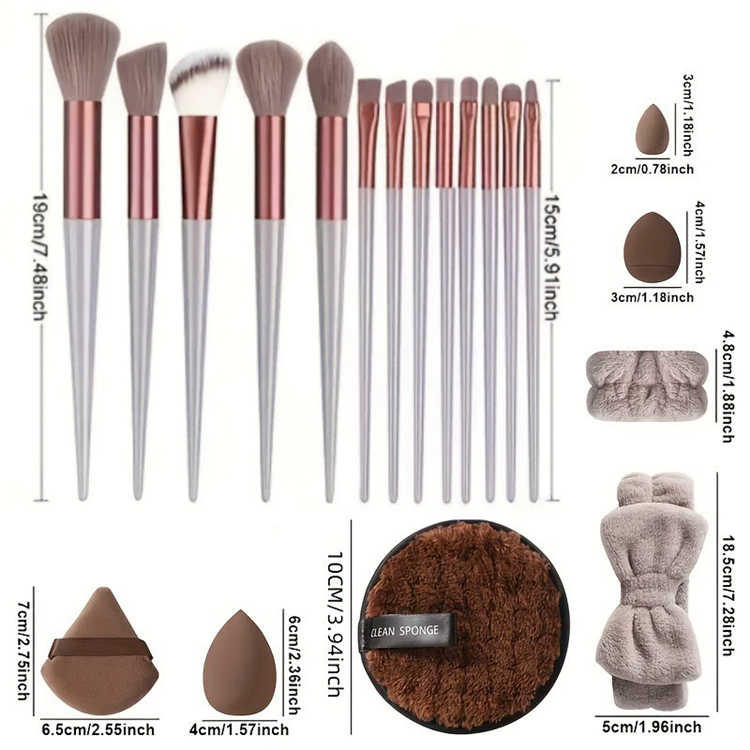 Professional 40-Piece Makeup Brush Set 4