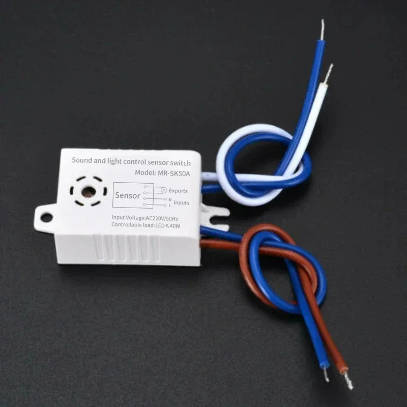 Schall- und Sprachsensor-Schalter Intelligentes Schaltermodul Detektor für Automatisches 4