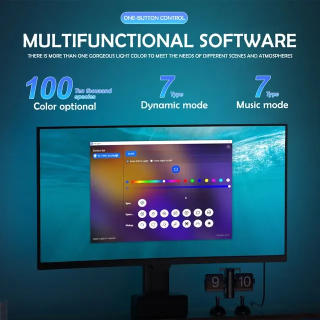 RGB Gaming Lichter Streifen Monitor Hintergrundbeleuchtung LED Display 2
