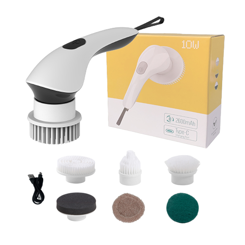 USB Rechargeable Electric Cleaning Brush Automatic Spin Scrubber