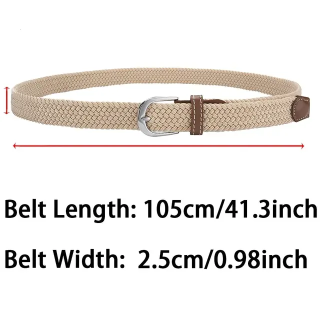 Unisex Woven Elastic Belt, Universal Fit 4