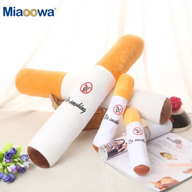 Funny Cylindrical Cigarette Plush Pillow 3